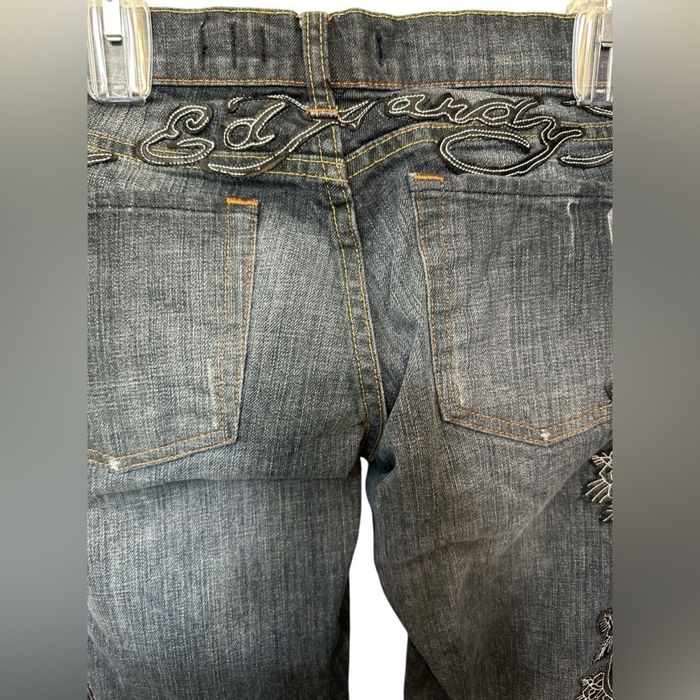 Vintage Ed Hardy skull embellished jeans - Picture 5 of 13